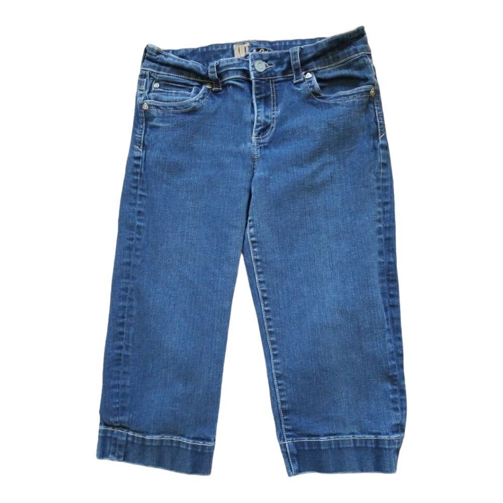 Kut From the Kloth Capris Blue Denim Size 10